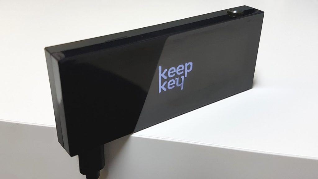 La billetera eléctronica externa Keepkey